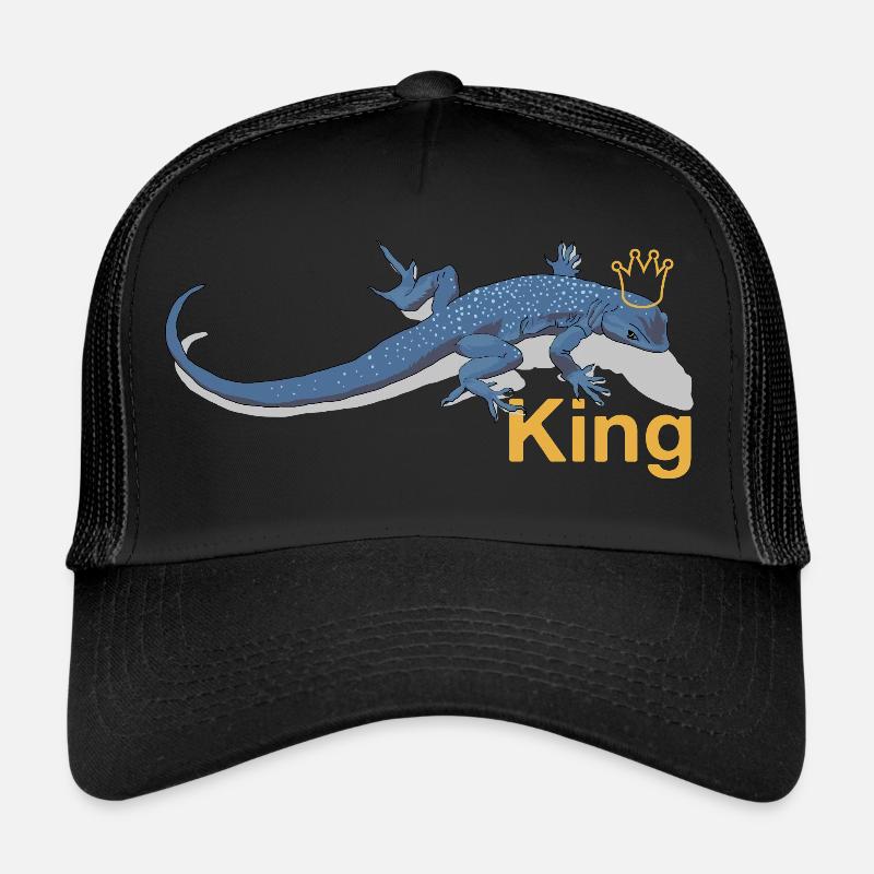 Lizard King - Casquette trucker - noir/noir