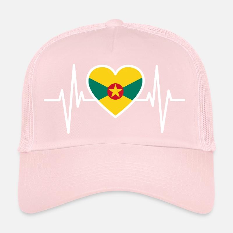 Grenada Flag Creole Antilles Gift Trucker Cap