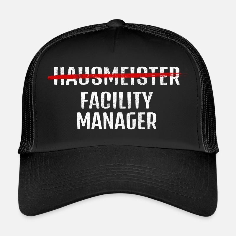 Hausmeister oder Facility Manager Trucker Cap