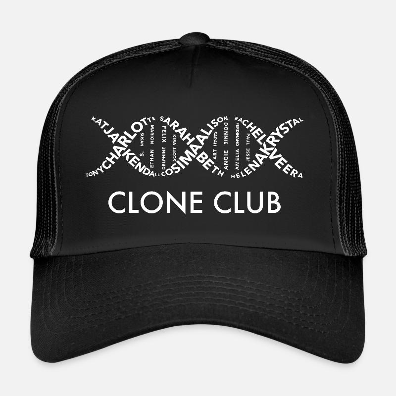 Clone Club (white) - Trucker Cap - black/black