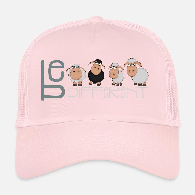 Be different sheep - Funny unique sheep Trucker Cap