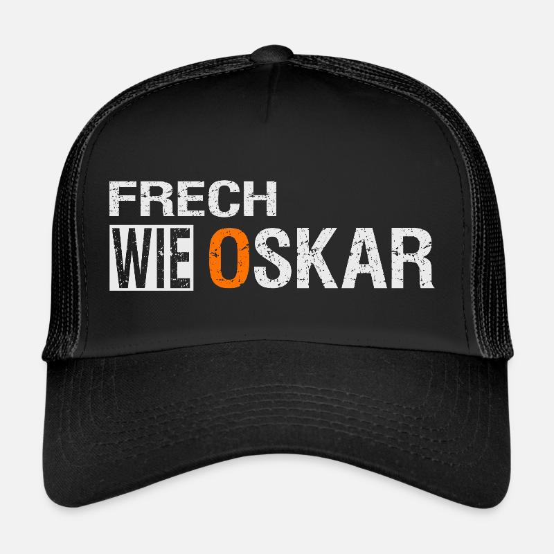 Frech wie Oskar - Trucker Cap - Schwarz/Schwarz
