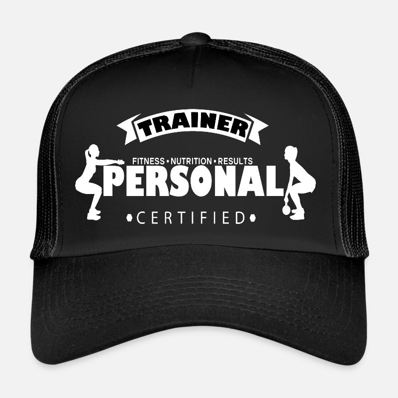 Certified Personal Trainer, Personal Trainer, GYM Casquette trucker 