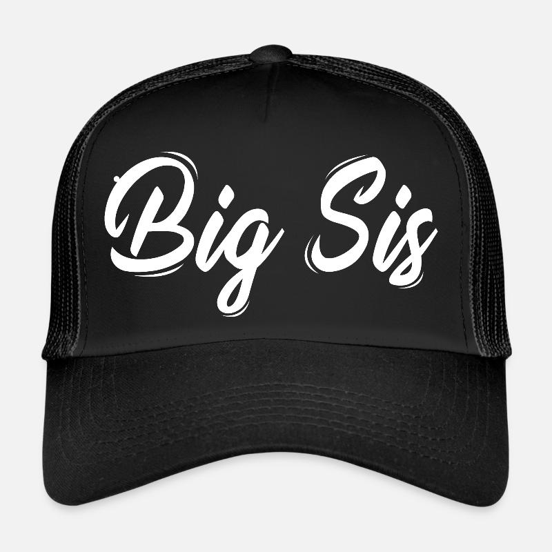 Große Schwester - Trucker Cap - Schwarz/Schwarz