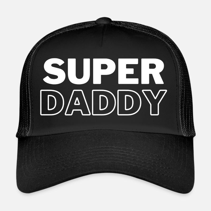 Super Daddy - Trucker Cap - Schwarz/Schwarz