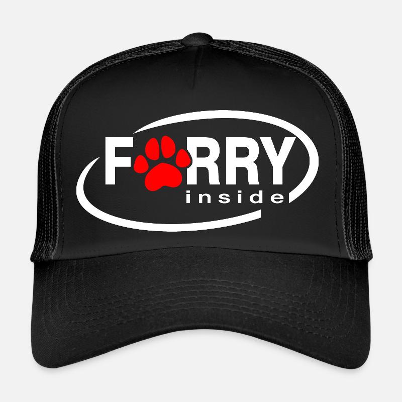 Furry inside Casquette trucker 