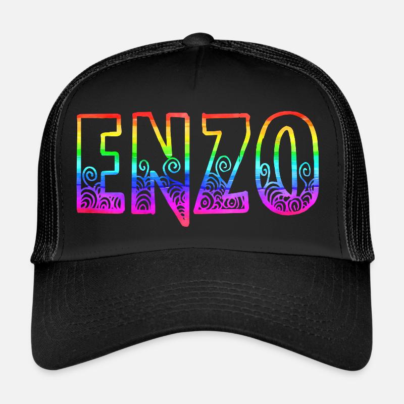enzo rs arc-en Casquette trucker 