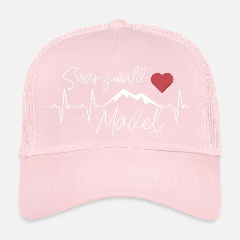 Schwarzwald mädel Geschenk Pulse herz Trucker Cap