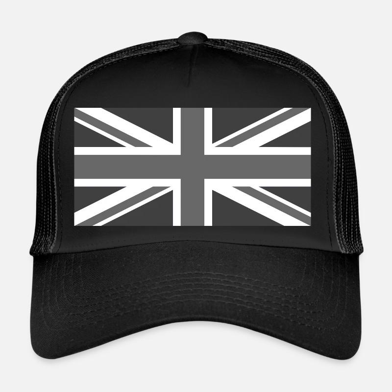 Union Jack - Trucker Cap - black/black