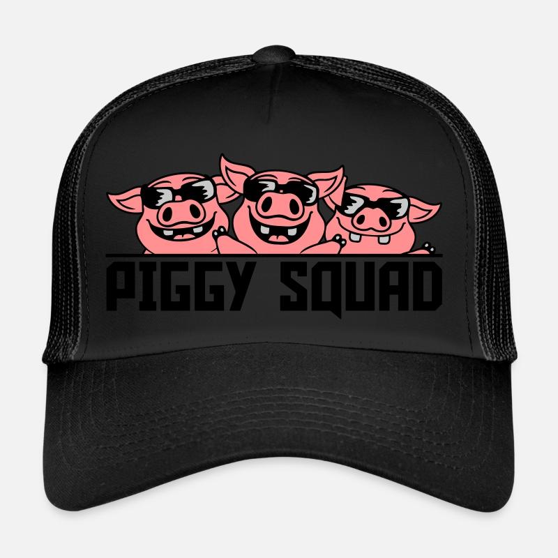 Escouade Crew Pig Piggy Casquette trucker 