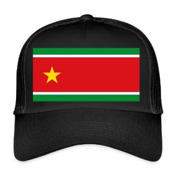 Guadeloupe - Casquette trucker  - noir/noir - Devant
