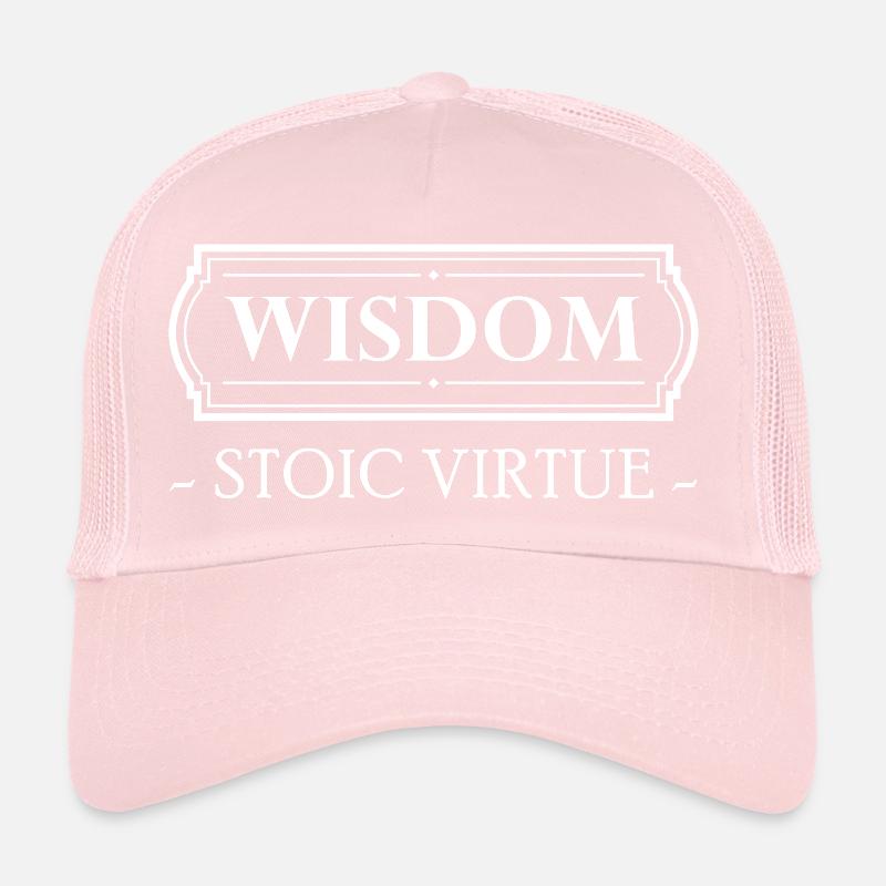 Stoic Virtue Wisdom Stoicism Gift Trucker Cap