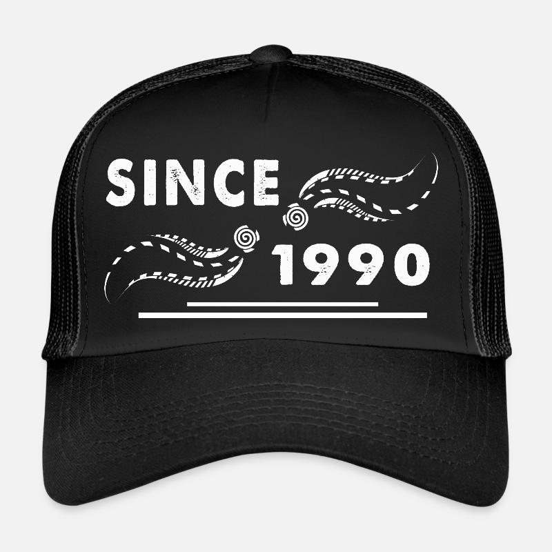 SINCE 1990 - Trucker Cap - black/black