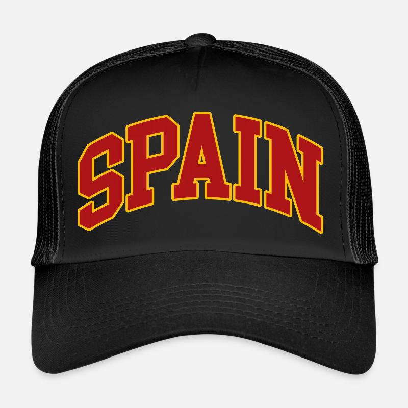 Espagne Espagne - Casquette trucker  - noir/noir