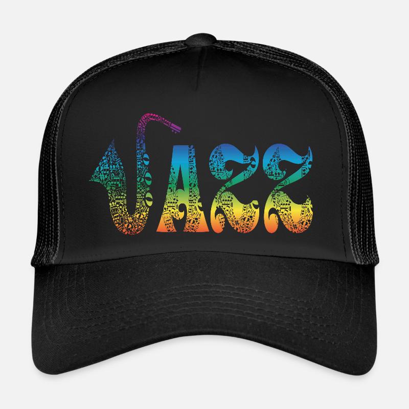 Jazz - Casquette trucker - noir/noir
