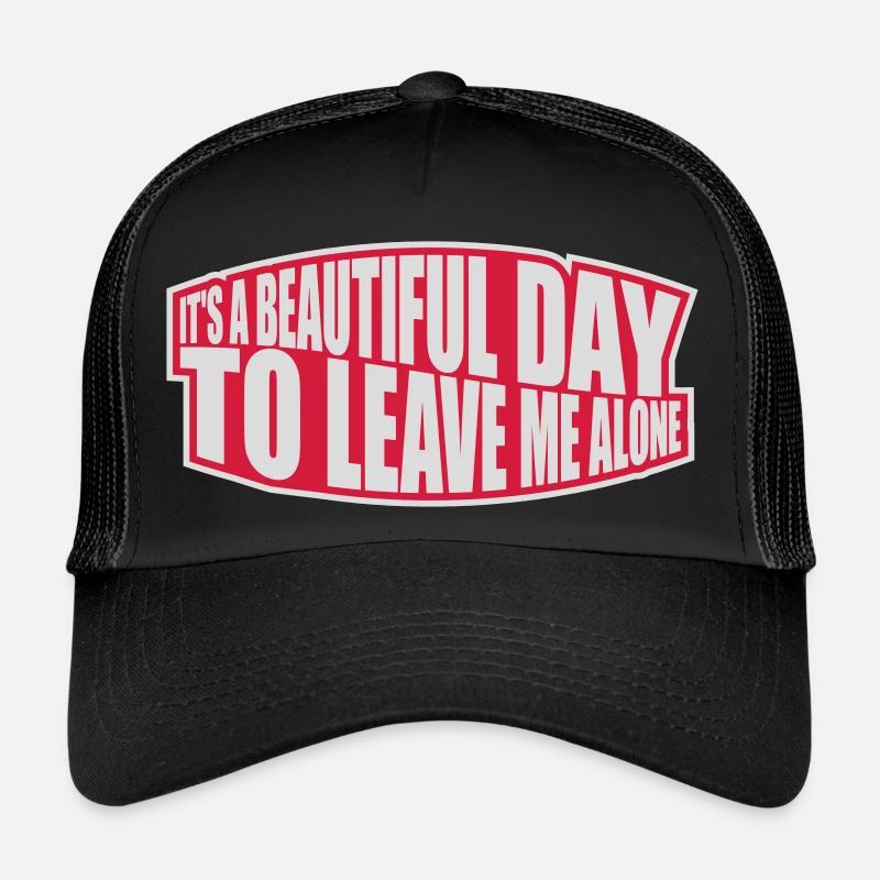 Journée Laissez-moi tranquille Casquette trucker 