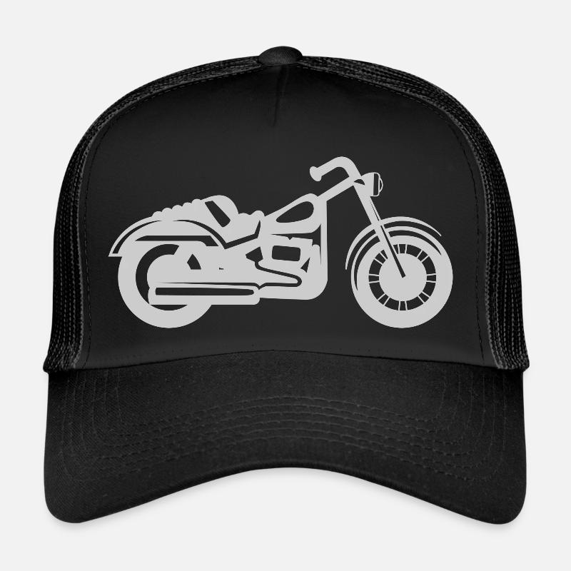 Motocyclette Casquette trucker 