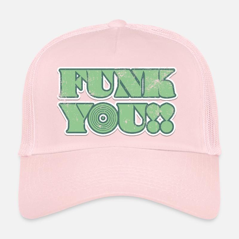 Funk you music saying Casquette trucker 