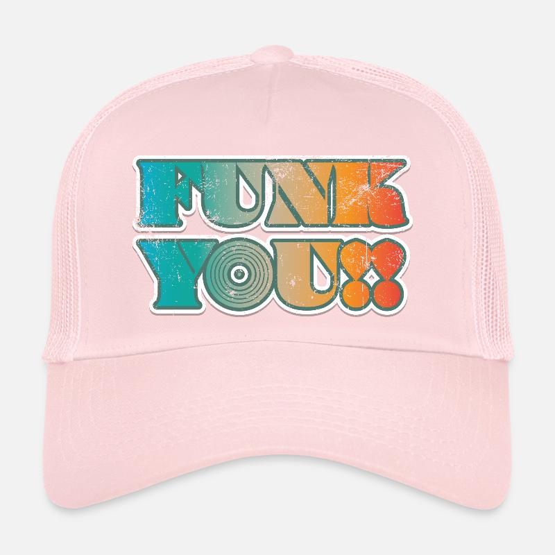 Funk you music saying Casquette trucker 