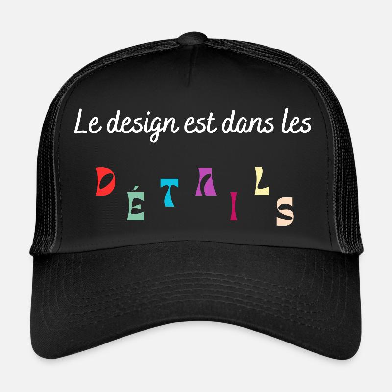 Le design est dans les détails Casquette trucker 