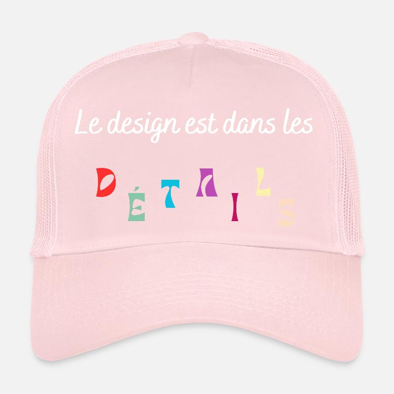 Le design est dans les détails Casquette trucker 