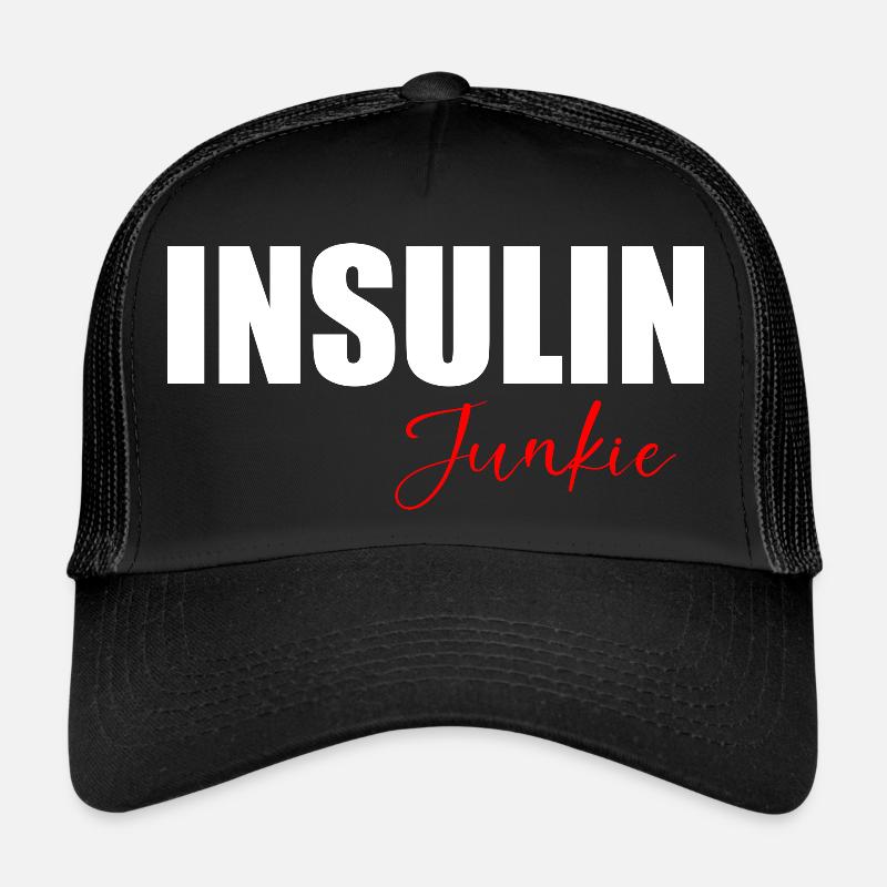 Citation amusante d’accro à l’insuline Casquette trucker 