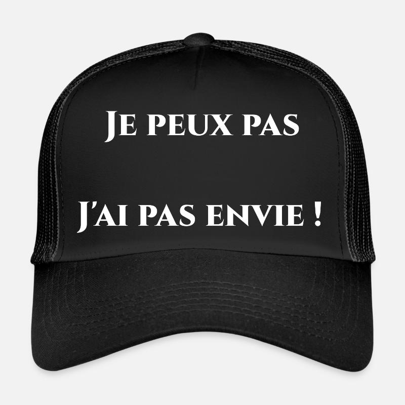 Pas envie 01 Casquette trucker 