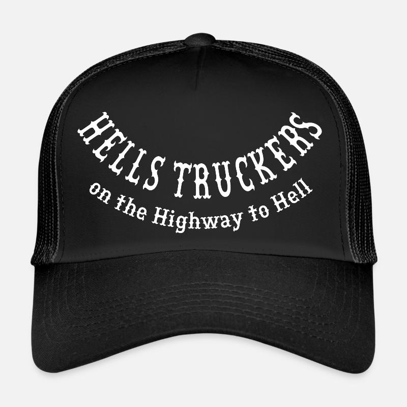 hells Truckeres halbrund weiss 1 Trucker Cap