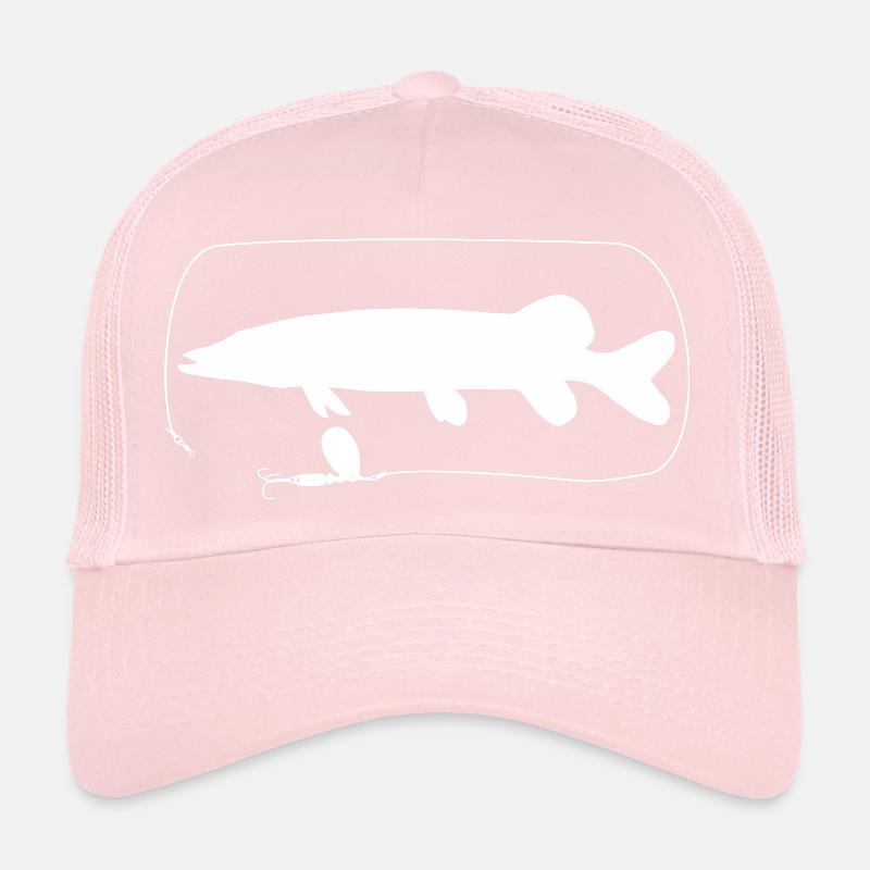 Pike with spinner Trucker Cap