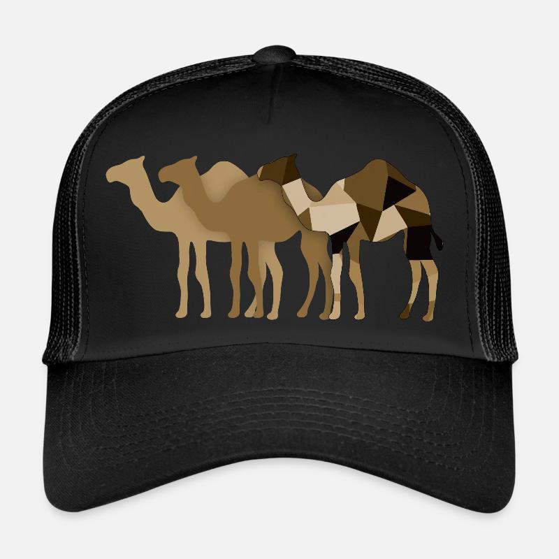 Kamele - Trucker Cap - Schwarz/Schwarz