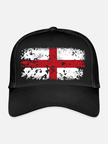 Genoa St. George's Cross - Trucker Cap - black/black