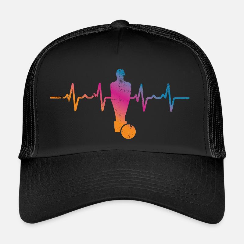 Foosball Heartbeat Trucker Cap