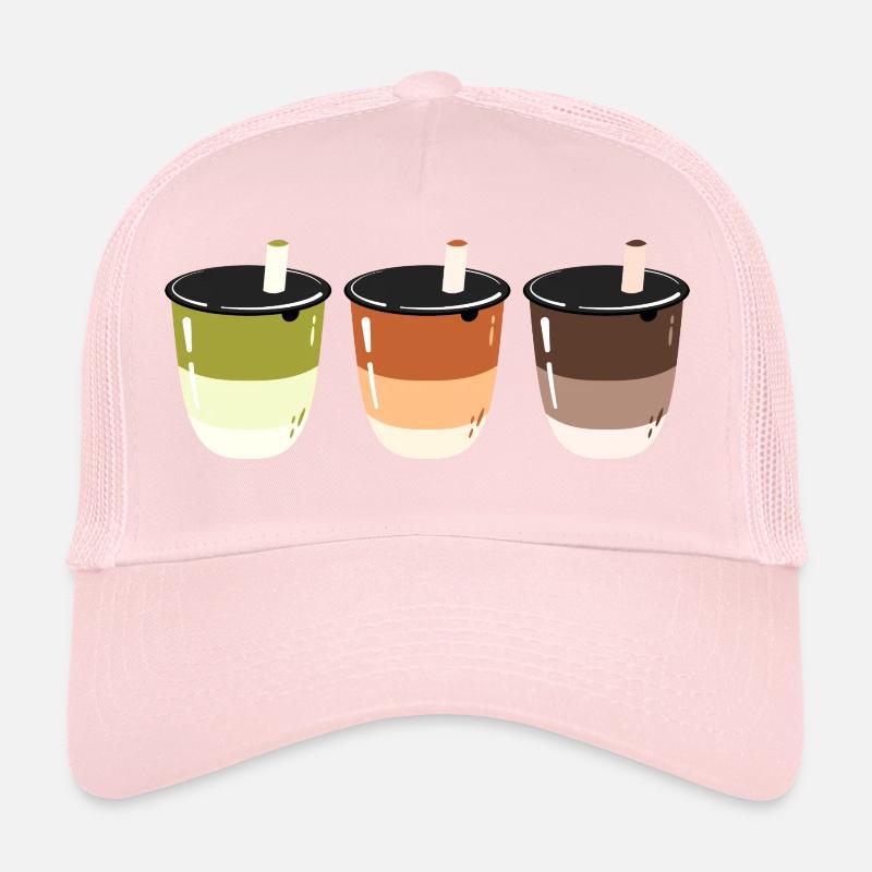 Bubble Tea - Boisson - Création de logo Casquette trucker 