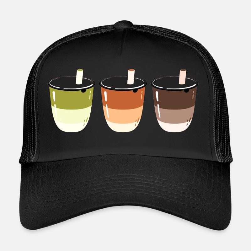 Bubble Tea - Boisson - Création de logo Casquette trucker 