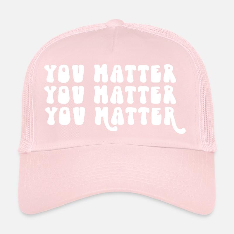 Vous comptez Affirmation positive Motivation Casquette trucker 