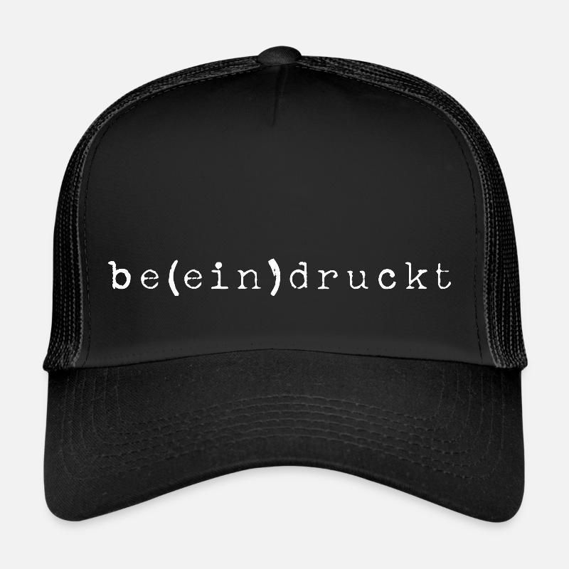 IMPRESSIONNE JEU DE MOTS BLANC Casquette trucker 