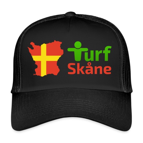 Turf Skåne Logo röd - Truckerkeps