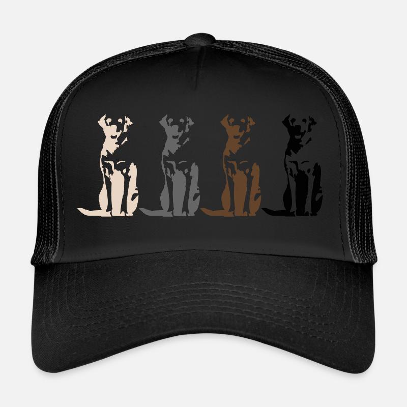 Labrador Retriever - Trucker Cap - Schwarz/Schwarz