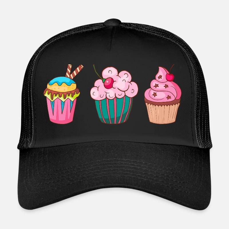 Cupcake Muffin Gâteau à la confiserie Casquette trucker 