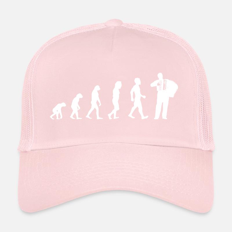 Evolution Ziehorgel Shirt Cadeau Accordéon Casquette trucker 