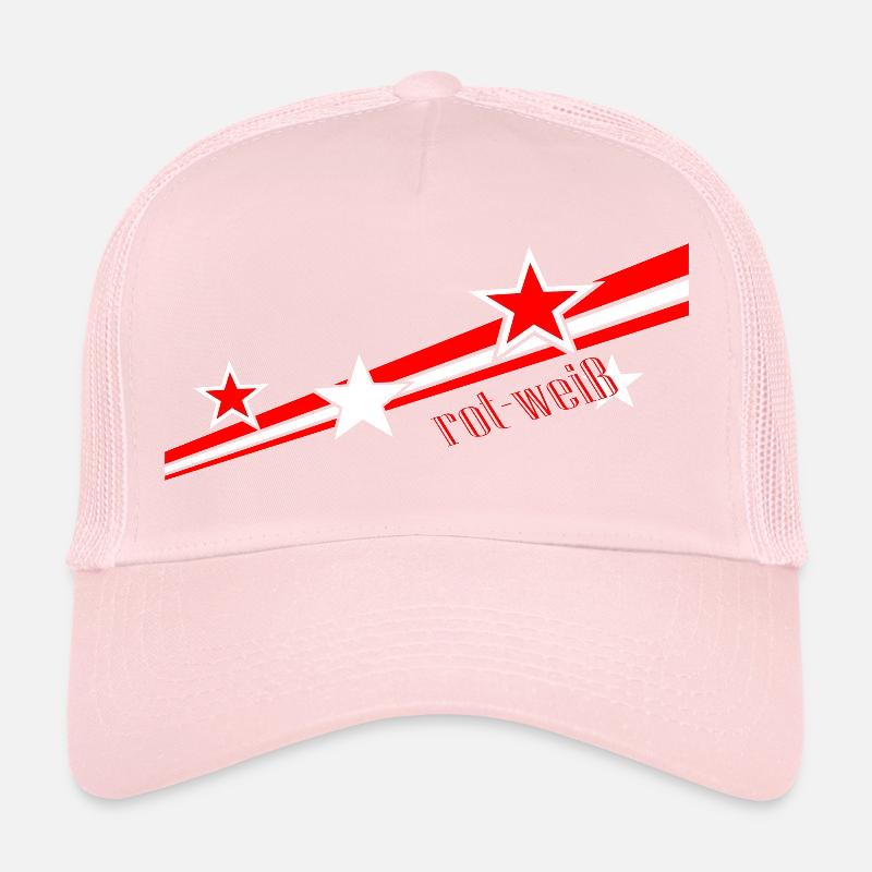 Red White Trucker Cap