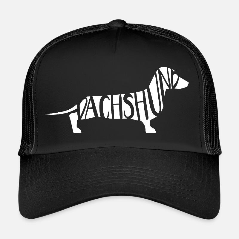 Teckel Teckel - blanc Casquette trucker 