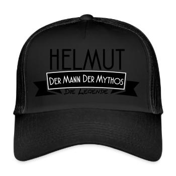 helmut the man of myth the legend - Trucker Cap - black/black - Front
