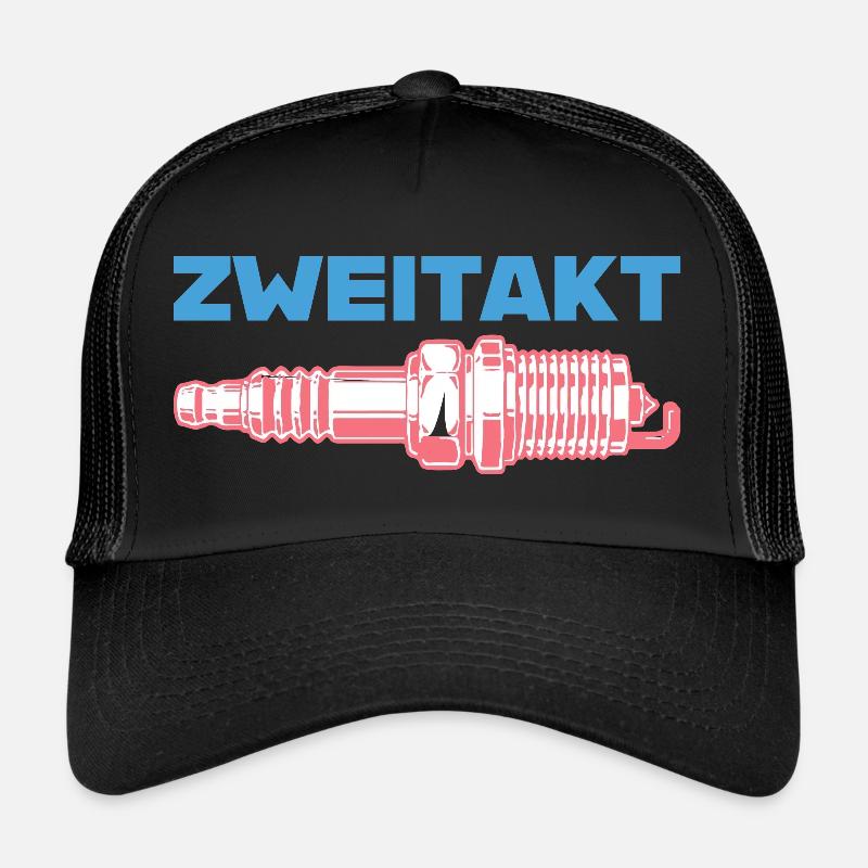 Zweitakt Zündkerze farbig Trucker Cap
