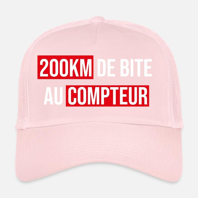 200km de bite au compteur Casquette trucker 