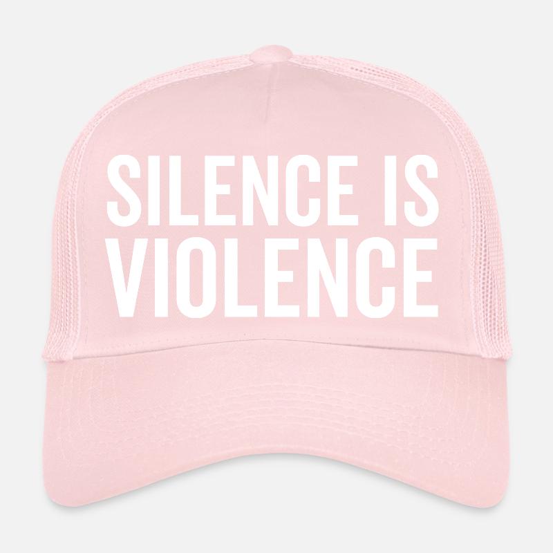 Le silence, c’est la violence Casquette trucker 
