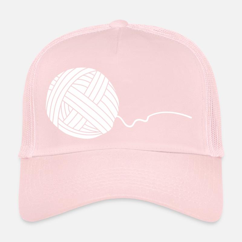 Laine Wollenkneuel blanc (objet vectoriel) Casquette trucker 