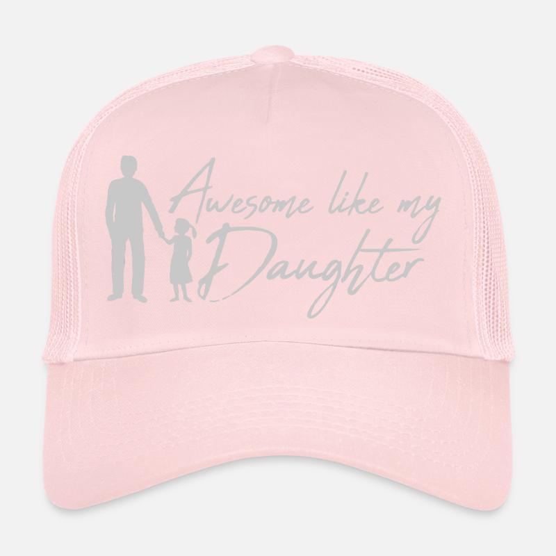 Papa Daughter Team Silhouette Trucker Cap