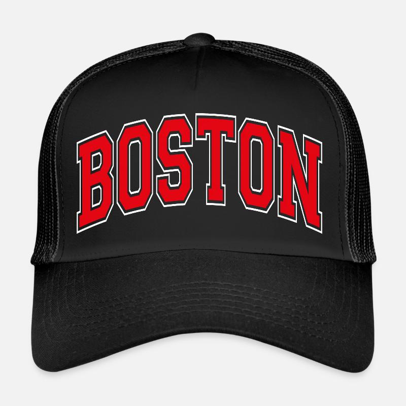 Boston - Trucker Cap - Schwarz/Schwarz