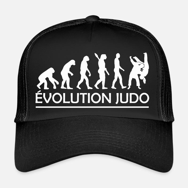Evolution Judo / cadeau humour judo Casquette trucker 